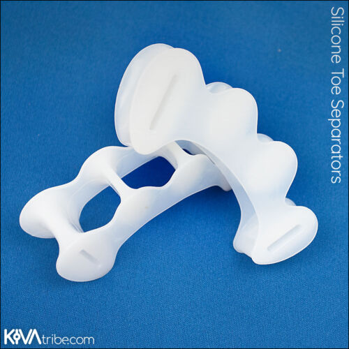 Silicone toe separators (one pair)